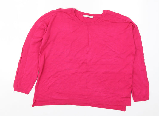 George Womens Pink  Knit Pullover Jumper Size 16
