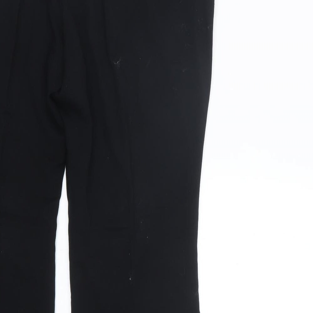Womens UK Size 14 Marks and Spencer Regular Fit  Black Trousers