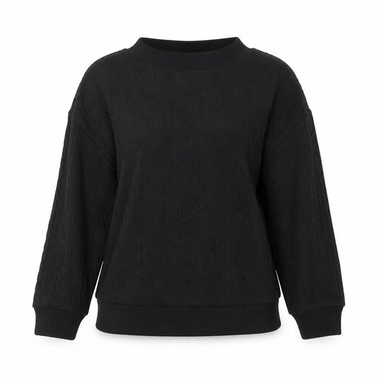 Womens UK Size 12 Nutmeg Black Pullover Jumper