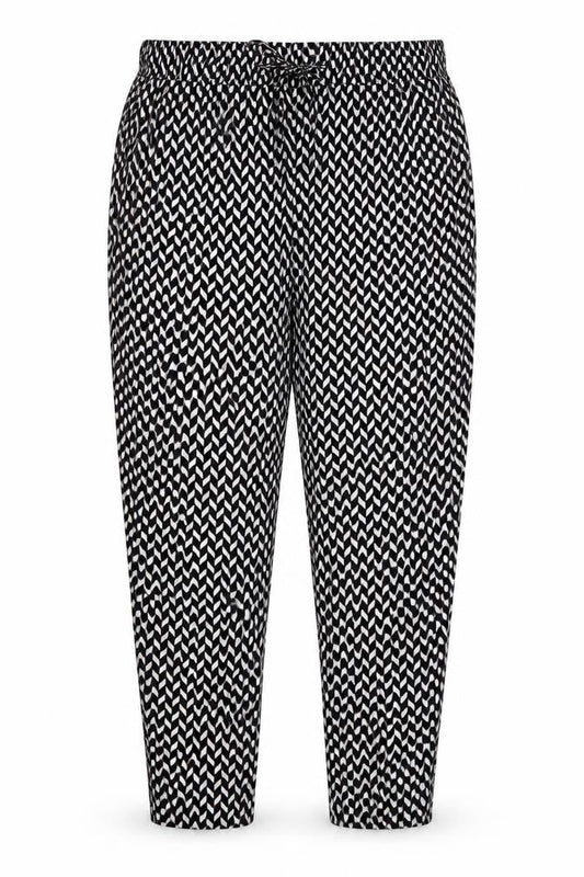 Womens UK Size 16 Blue Chameleon Regular Fit  Black Trousers