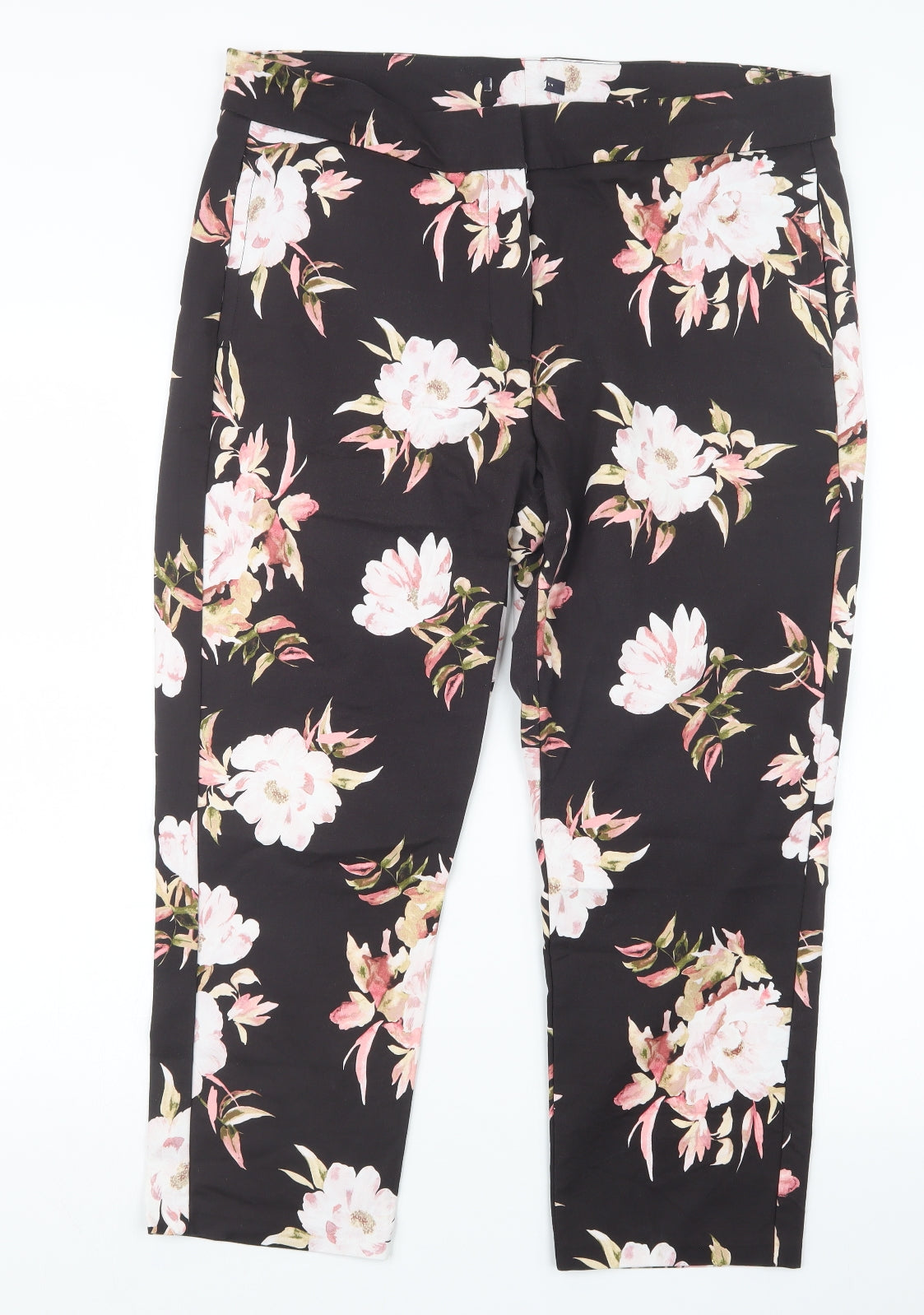 Womens UK Size 36 in Preworn Regular Fit  Black Trousers