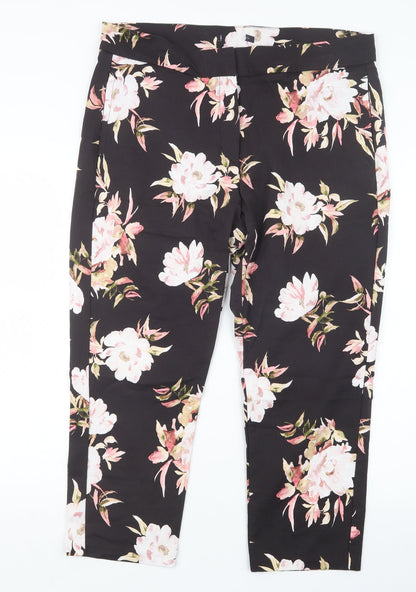 Womens UK Size 36 in Preworn Regular Fit  Black Trousers