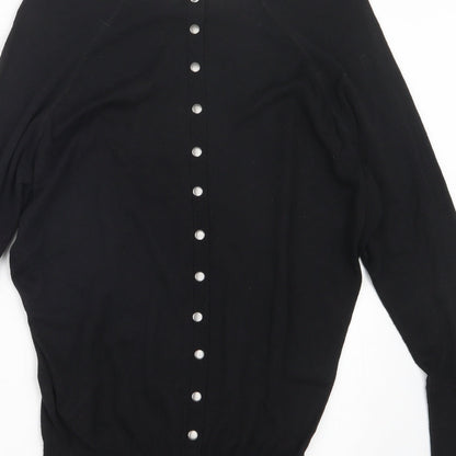 hoxton Womens Black  Knit Pullover Jumper Size S