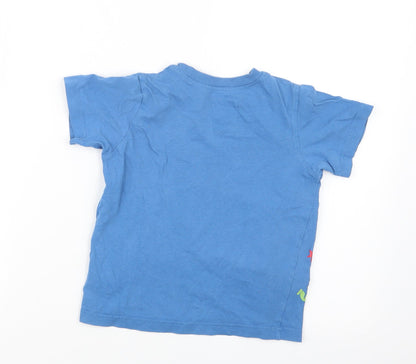 NEXT Boys Blue Geometric   Pyjama Top Size 3-4 Years