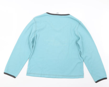 Blast Womens Blue  Knit Pullover Jumper Size M