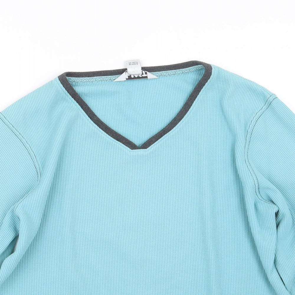 Blast Womens Blue  Knit Pullover Jumper Size M