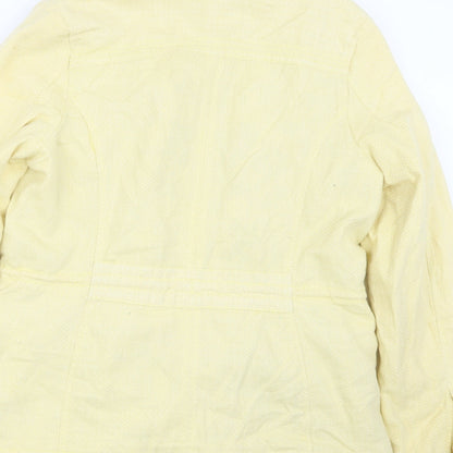 Womens UK Size 10 NEXT Yellow Jacket