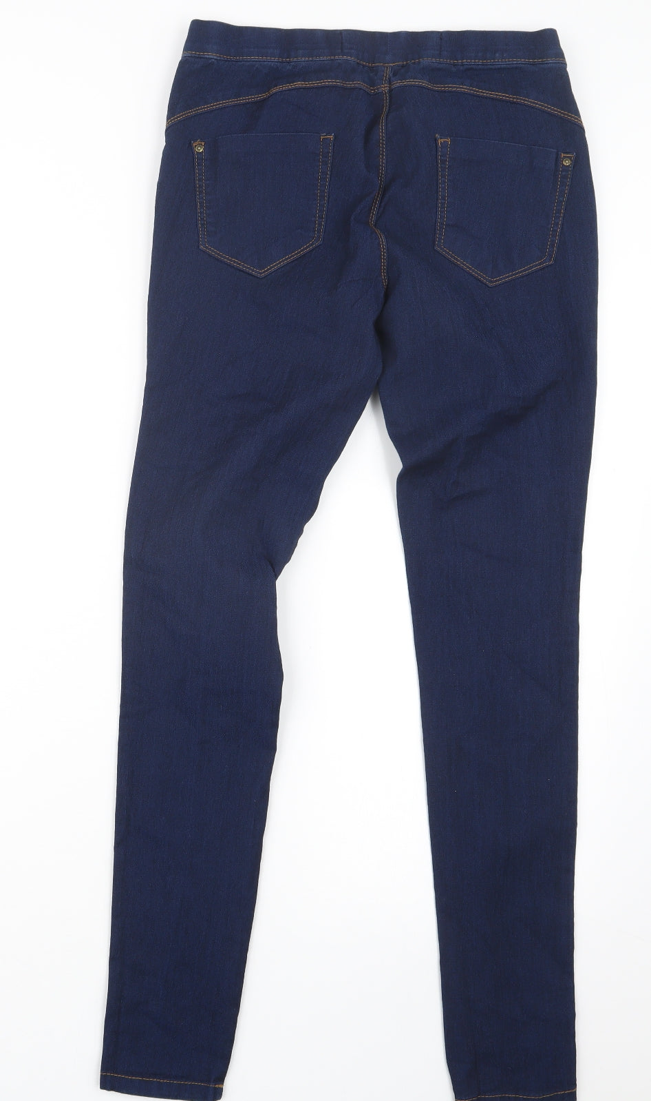 Denim Co. Womens Blue  Denim Jegging Jeans Size 8 L28.5 in