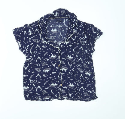 Primark Womens Blue    Pyjama Set Size 2XS