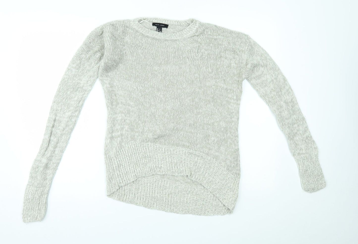 Womens UK Size S New Look Beige Pullover Jumper