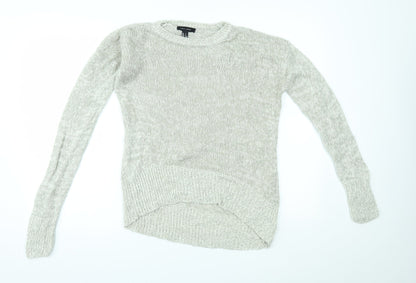 Womens UK Size S New Look Beige Pullover Jumper