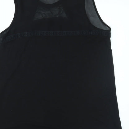 Womens UK Size M H&M Black Basic Tank