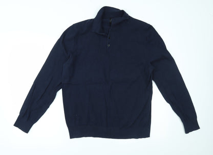 Burton Mens Blue    Polo Size L