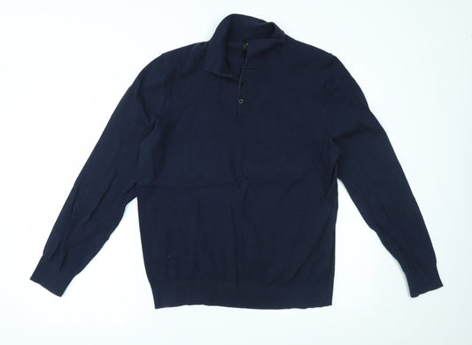 Burton Mens Blue    Polo Size L