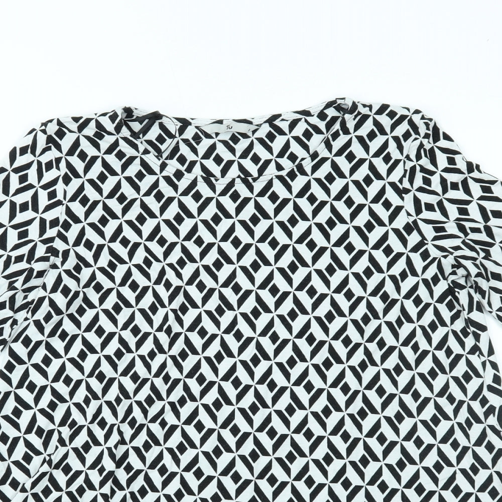 Womens UK Size 8 TU White Basic Blouse