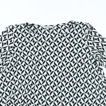 Womens UK Size 8 TU White Basic Blouse
