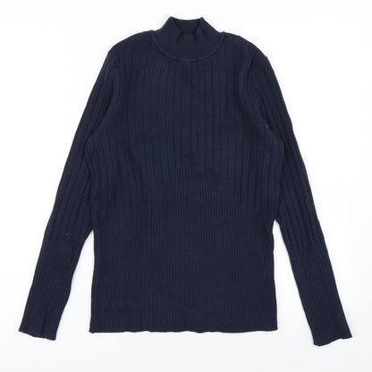 Womens UK Size 12 M&S Blue Pullover Jumper