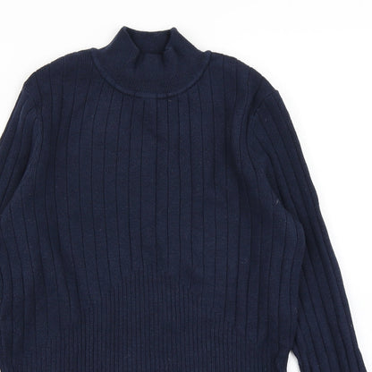 Womens UK Size 12 M&S Blue Pullover Jumper