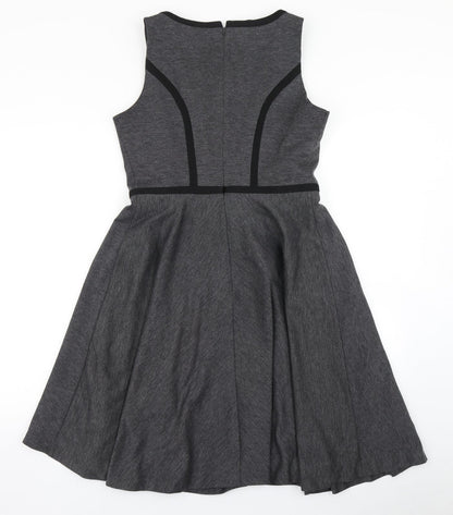 The Department Womens Grey   Skater Dress  Size 12