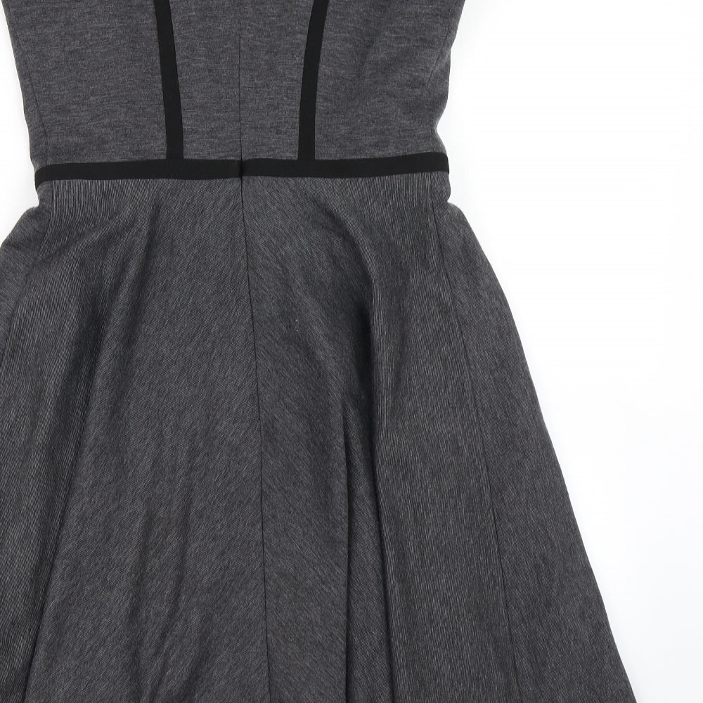 The Department Womens Grey   Skater Dress  Size 12