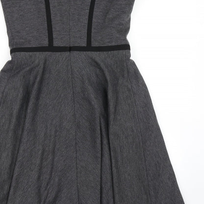The Department Womens Grey   Skater Dress  Size 12