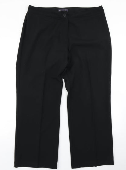 M&S Collection Womens Black   Dress Pants Trousers Size 36 in L26 in