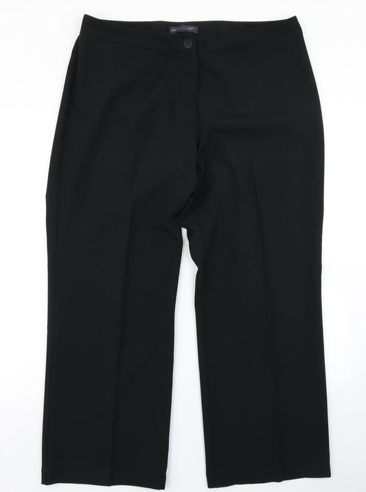 M&S Collection Womens Black   Dress Pants Trousers Size 36 in L26 in