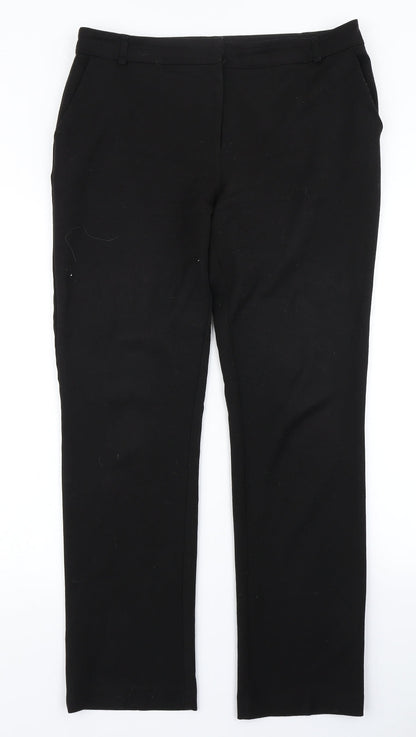 V Womens Black   Dress Pants Trousers Size 12 L29 in