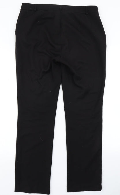 V Womens Black   Dress Pants Trousers Size 12 L29 in