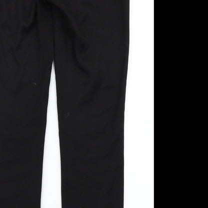V Womens Black   Dress Pants Trousers Size 12 L29 in