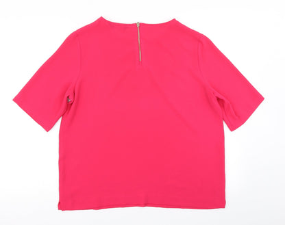Sorothy Perkins Womens Pink   Basic Blouse Size 14