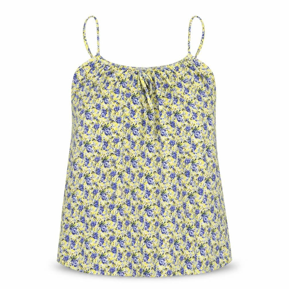 Womens UK Size 14 Definitions Yellow Camisole Blouse