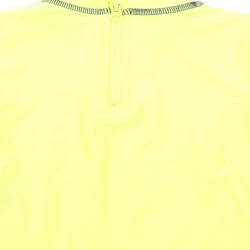 Primark Boys Yellow   Basic T-Shirt Size 9-12 Months  - Swim Tee