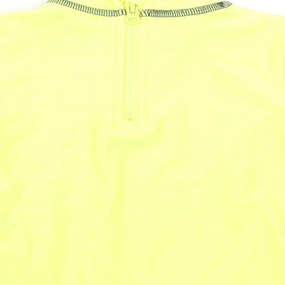Primark Boys Yellow   Basic T-Shirt Size 9-12 Months  - Swim Tee