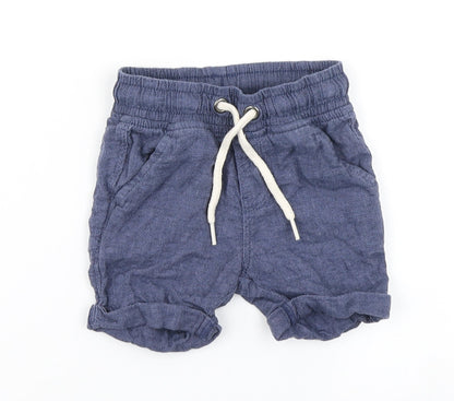 TU Boys Blue   Cropped Trousers Size 9-12 Months