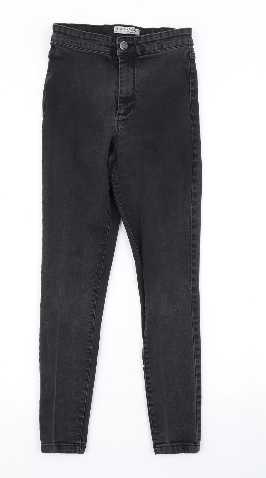 Denim Co Womens Black  Denim Skinny Jeans Size 10 L21 in