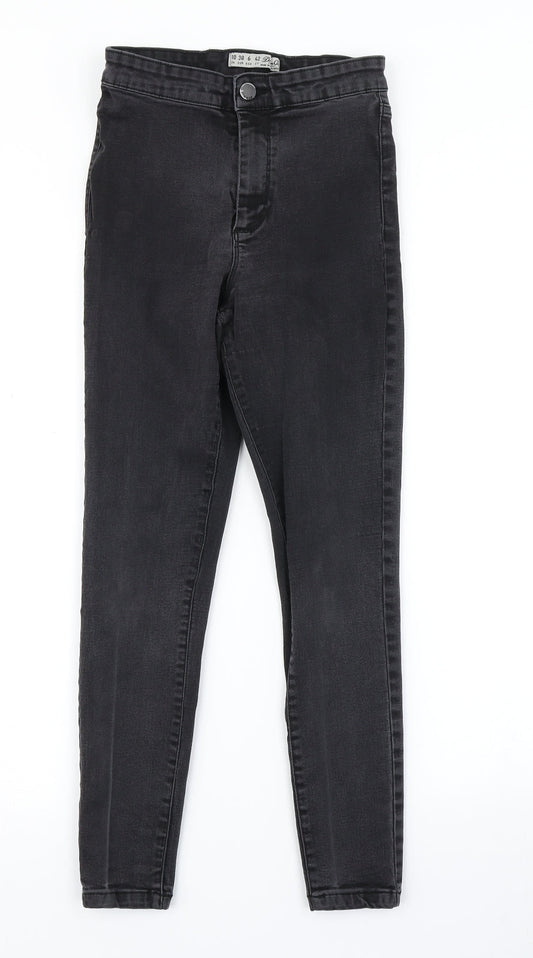 Denim Co Womens Black  Denim Skinny Jeans Size 10 L21 in