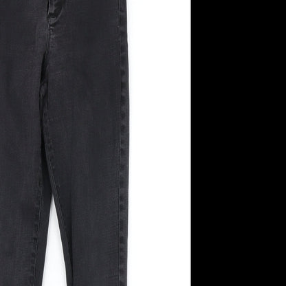 Denim Co Womens Black  Denim Skinny Jeans Size 10 L21 in