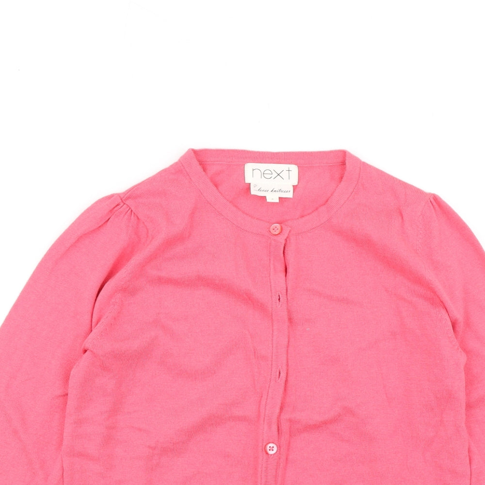 Womens UK Size 6 NEXT Pink Cardigan Jumper