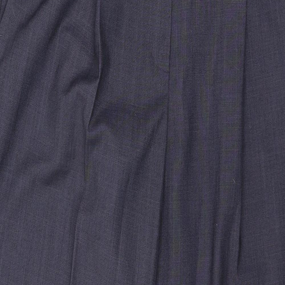 Womens UK Size 10 Marks and Spencer Regular Fit  Blue Trousers