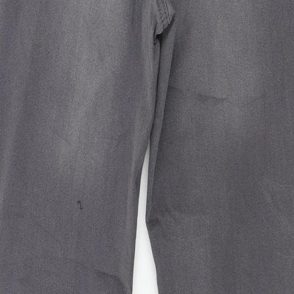 F&F Womens Grey  Denim Skinny Jeans Size 8 L28 in