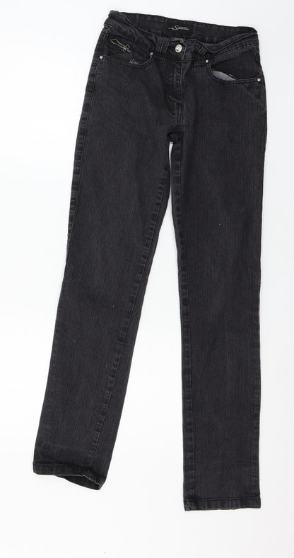 Spoontan Womens Grey  Denim Straight Jeans Size 27 in L31 in