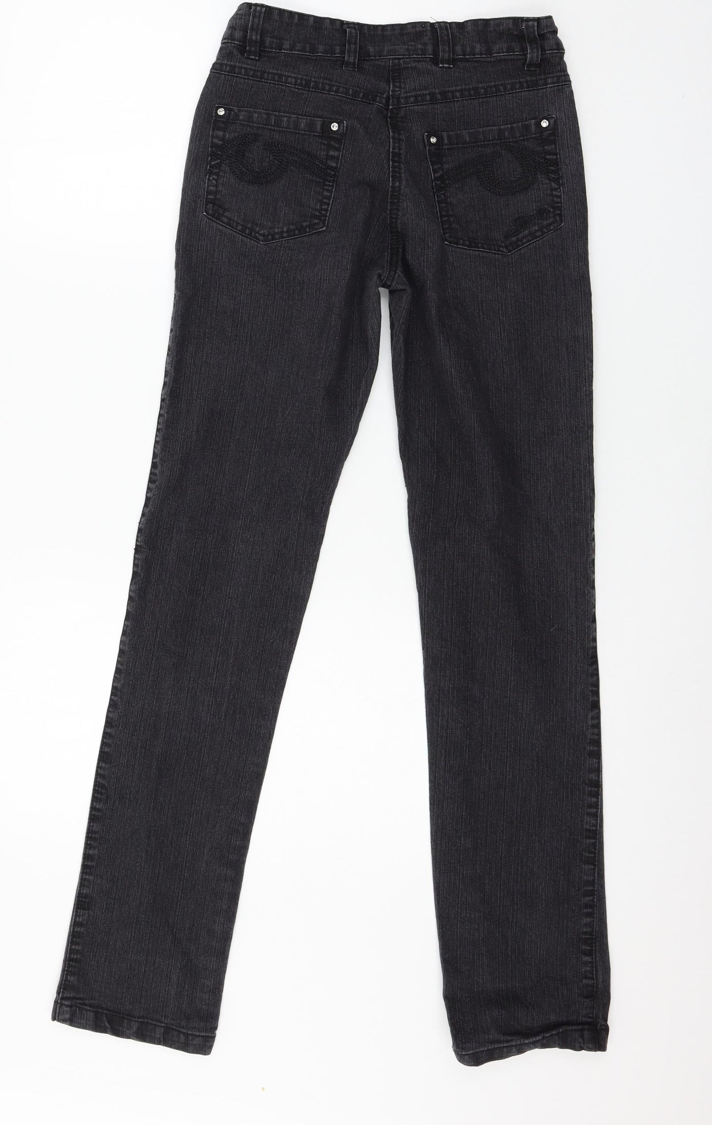 Spoontan Womens Grey  Denim Straight Jeans Size 27 in L31 in