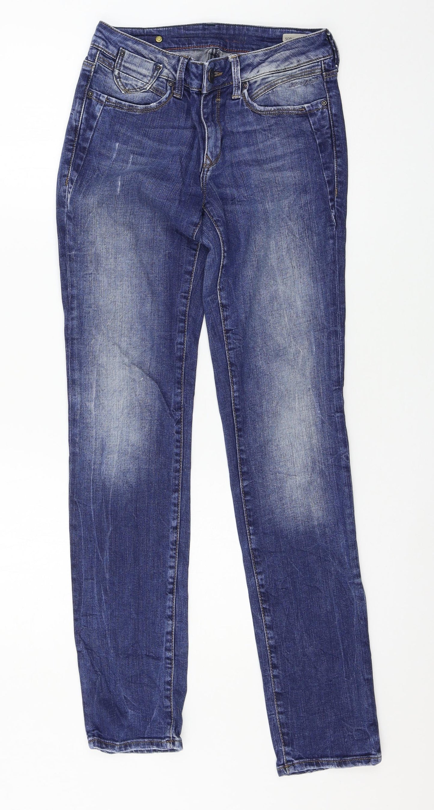 Womens UK Size 26 in Mavi Regular Fit Skinny Blue Jeans