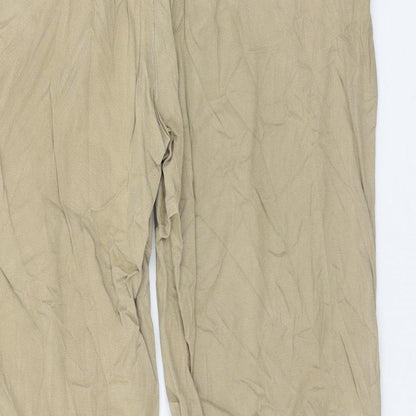 Womens UK Size 32 in Preworn Regular Fit  Beige Trousers