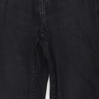 Womens UK Size 10 sinsay Regular Fit Skinny Black Jeans