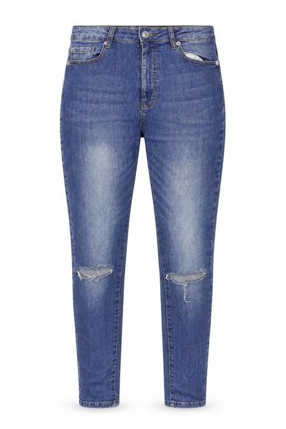 Womens UK Size 12 TALLY WEiJL Regular Fit Skinny Blue Jeans