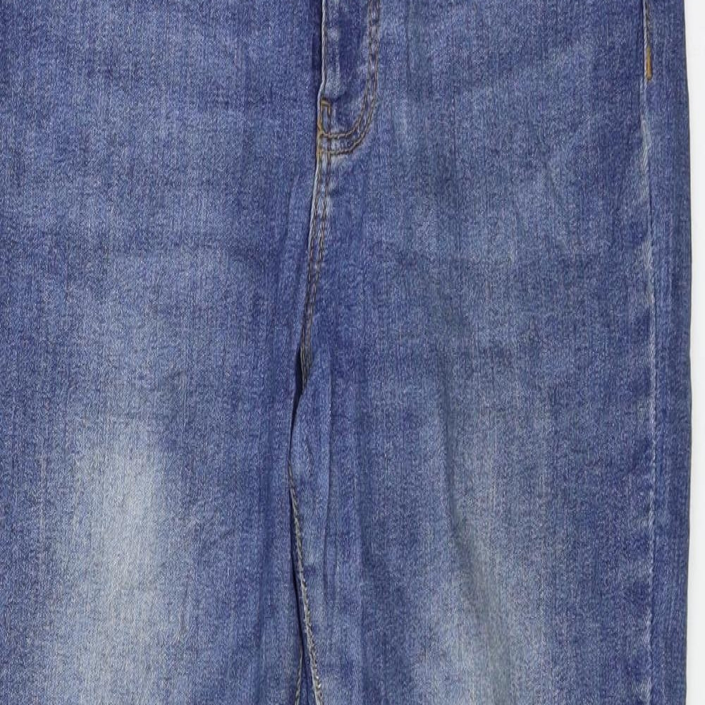 Womens UK Size 12 TALLY WEiJL Regular Fit Skinny Blue Jeans