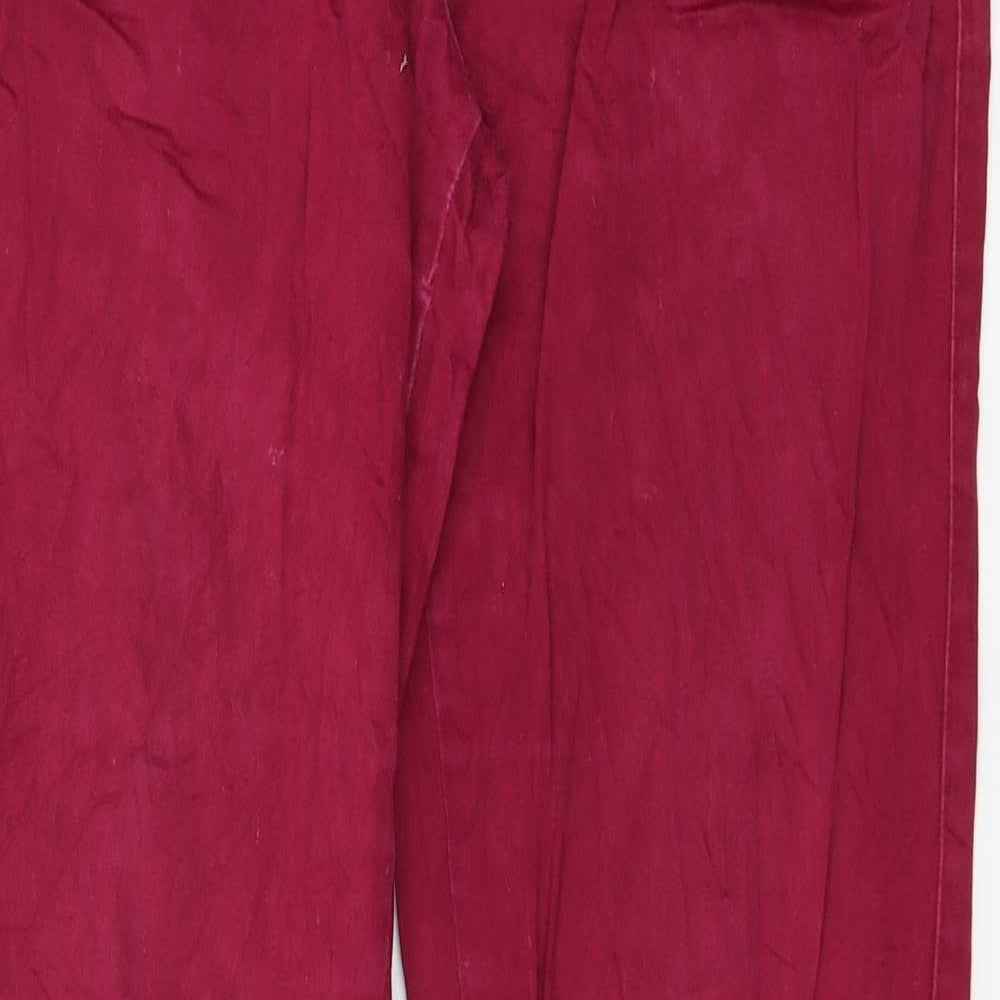 Womens UK Size 10 Pimkie Regular Fit Straight Purple Jeans