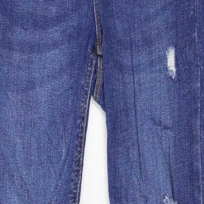 Womens UK Size 4 TALLY WEiJL Regular Fit Skinny Blue Jeans